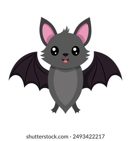 Illustration of Cute Bat animal Isolated