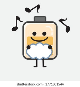 An illustration of Cute Battery Vector Character