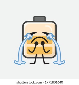 An illustration of Cute Battery Vector Character