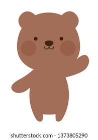 Illustration of a cute bear