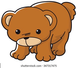 Illustration of cute bear