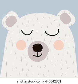 Illustration of cute bear