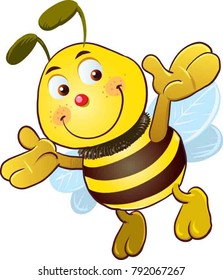 illustration of Cute bee cartoon