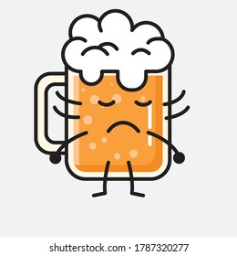 Eine Illustration des scharfen Bier-Vektorzeichens