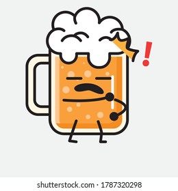 An illustration of Cute Beer Vector Character