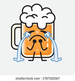 An illustration of Cute Beer Vector Character