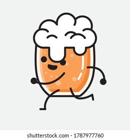 Eine Illustration des scharfen Bier-Vektorzeichens