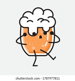Eine Illustration des scharfen Bier-Vektorzeichens