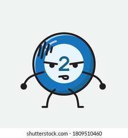 Ilustración del carácter de vector de bolas de Billiard