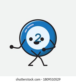Ilustración del carácter de vector de bolas de Billiard