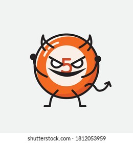 Ilustración del carácter de vector de bolas de Billiard 