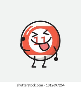 Ilustración del carácter de vector de bolas de Billiard