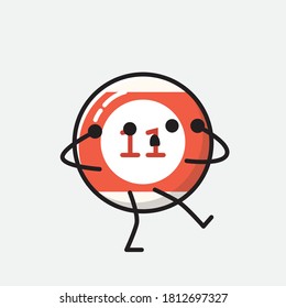 Ilustración del carácter de vector de bolas de Billiard