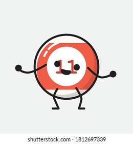 Ilustración del carácter de vector de bolas de Billiard