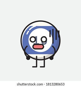 Ilustración del carácter de vector de bolas de Billiard