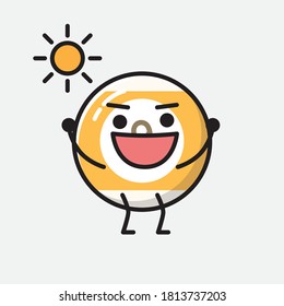 Ilustración del carácter de vector de bolas de Billiard