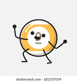 Ilustración del carácter de vector de bolas de Billiard