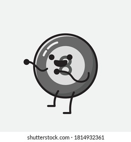 Ilustración del carácter de vector de bolas de Billiard 
