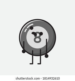 Ilustración del carácter de vector de bolas de Billiard 