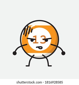 Ilustración del carácter de vector de bolas de Billiard