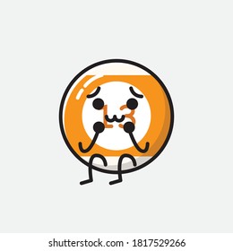 Eine Illustration von Cute Billiard Ball Vector Character
