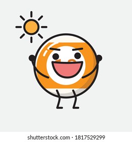 Ilustración del carácter de vector de bolas de Billiard