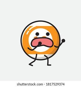 Ilustración del carácter de vector de bolas de Billiard