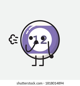 Ilustración del carácter de vector de bolas de Billiard