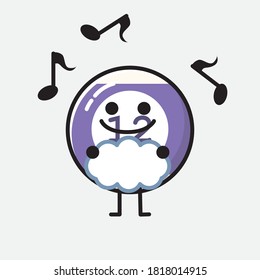 Ilustración del carácter de vector de bolas de Billiard