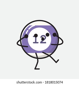 Ilustración del carácter de vector de bolas de Billiard