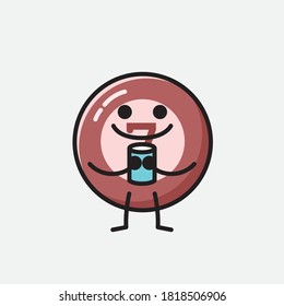 Eine Illustration von Cute Billiard Ball Vector Character