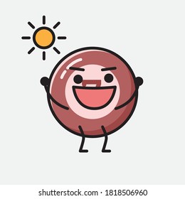 Ilustración del carácter de vector de bolas de Billiard