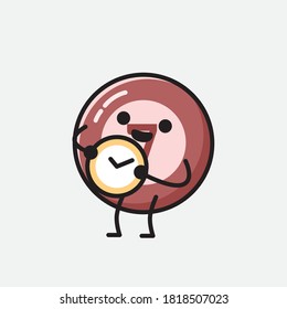 Eine Illustration von Cute Billiard Ball Vector Character