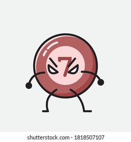 Ilustración del carácter de vector de bolas de Billiard