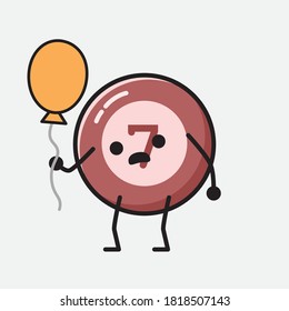 Ilustración del carácter de vector de bolas de Billiard