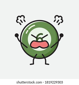 Ilustración del carácter de vector de bolas de Billiard