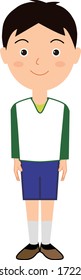 Illustration of a cute boy.