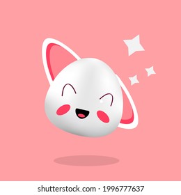 Illustration of a cute bunny who dreams 