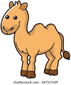 Illustration of cute camel
