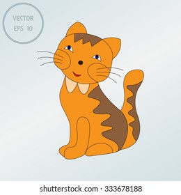 Illustration of Cute cat 