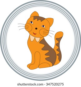 Illustration of Cute cat 