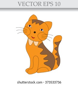  Illustration of Cute cat 