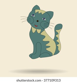 Illustration of Cute cat 