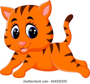illustration of Cute cat cartoon