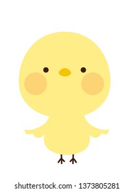 Illustration of a cute chick