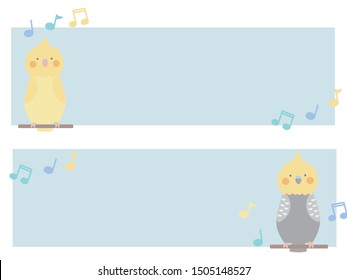 It is an illustration of a cute cockatiel.