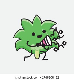 Eine Illustration von Cute Coconut Tree Vektor-Charakter 
