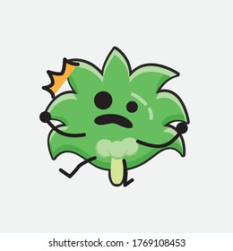 An illustration of Cute Coconut Tree Vector Character 