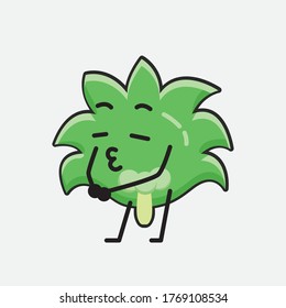 Ilustración del carácter vectorial de árbol de coco 