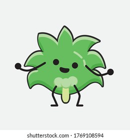 Ilustración del carácter vectorial de árbol de coco 